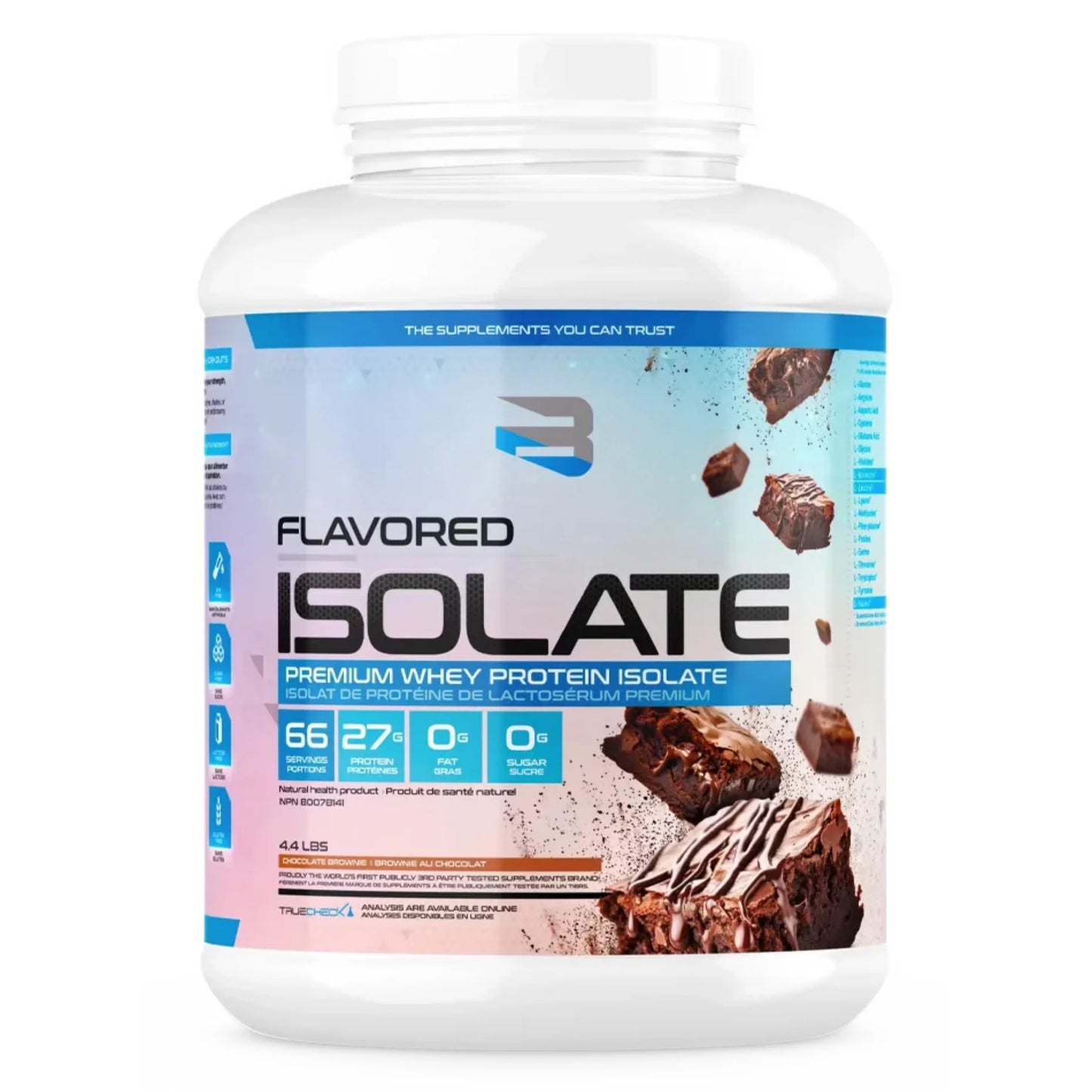 Protéine d'Isolat Believe Supplements 4.4lbs