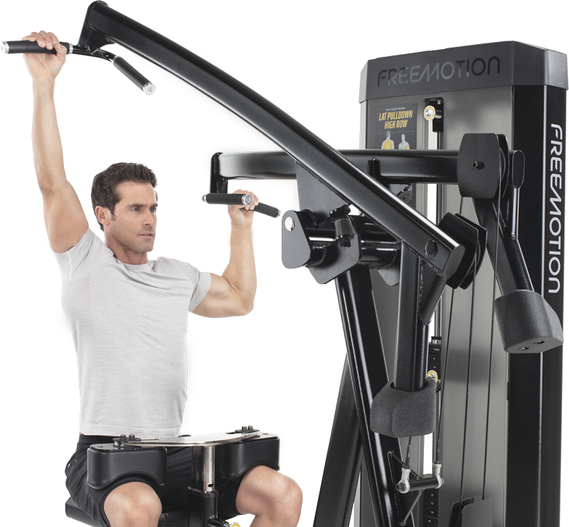 USED LAT PULLDOWN/HIGH ROW