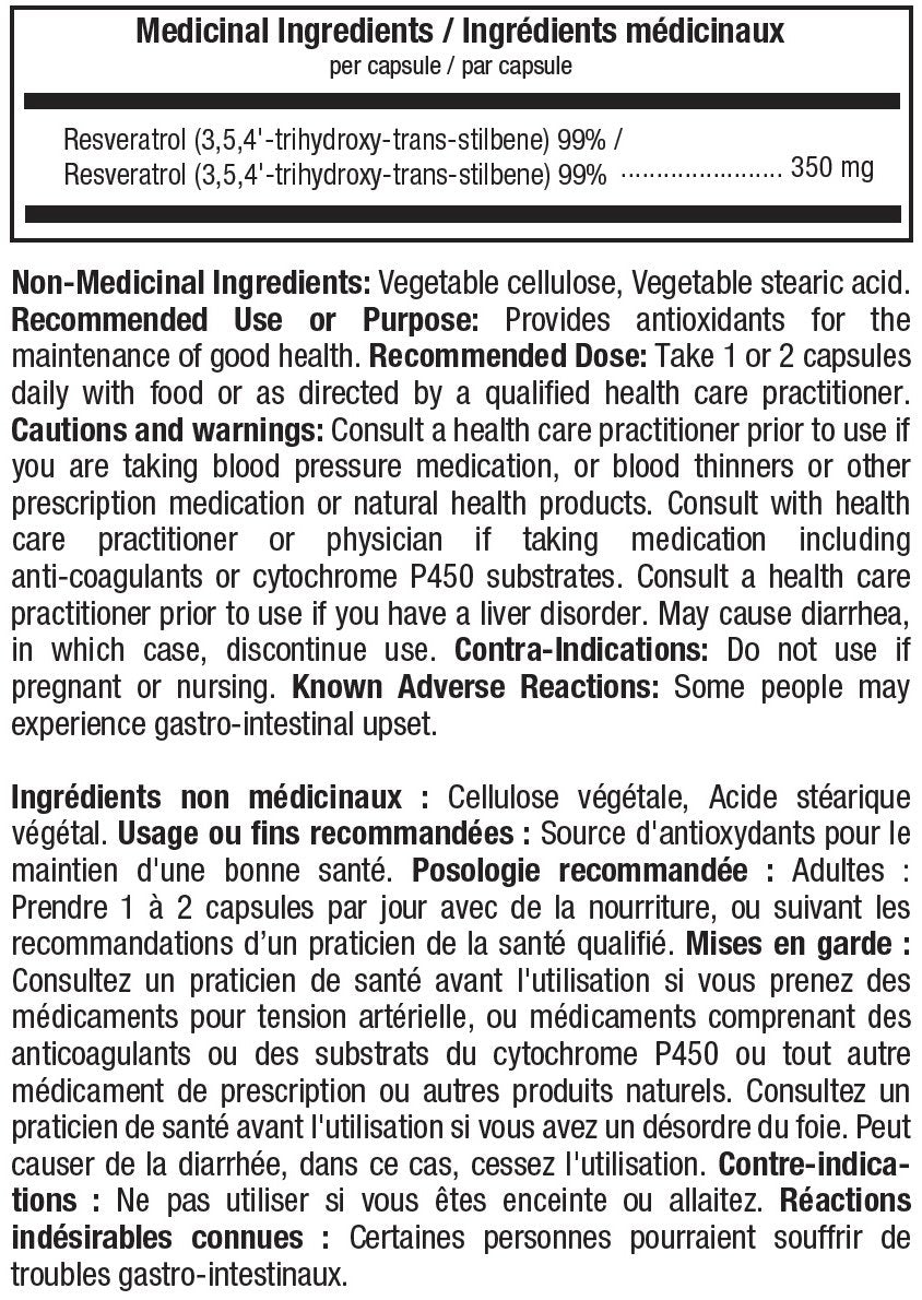 Trans Resveratrol 99%