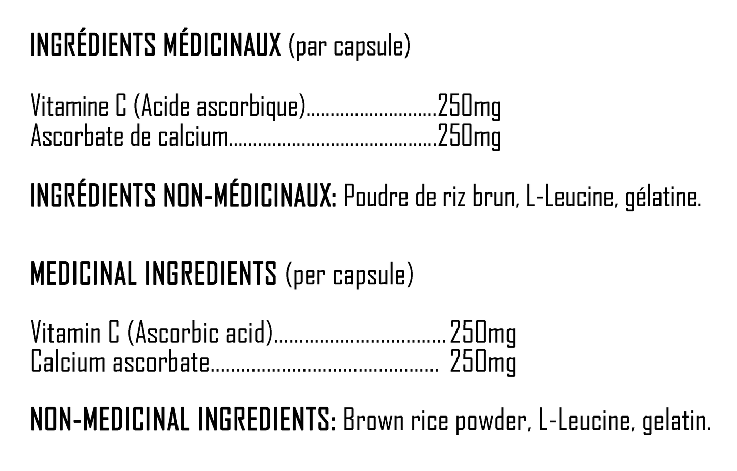Vitamine C500 + Calcium