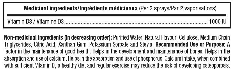 Vitamin D3 punch aux fruits