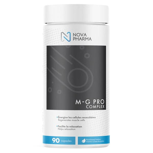 NOVA PHARMA - MG-PRO Complexe de Magnésium, 90 Capsules