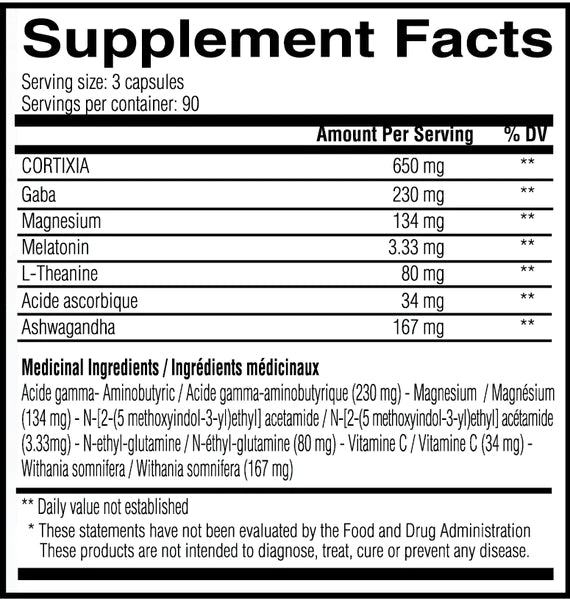 NOVA PHARMA - CORTIXIA FORMULE ANTI-STRESS, 90 CAPS