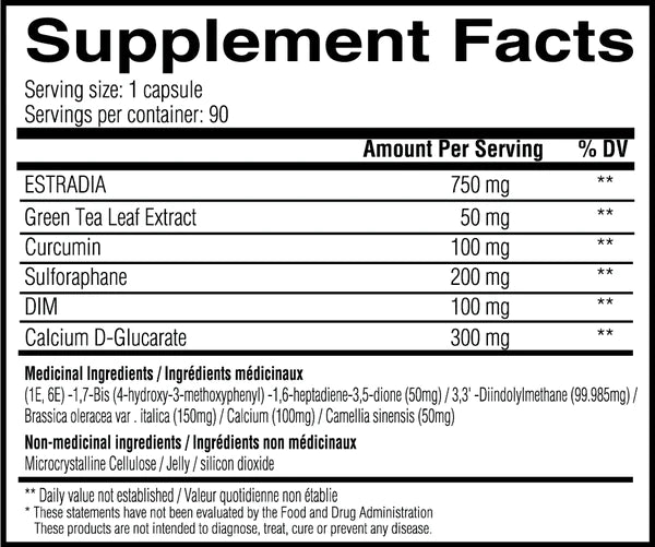 NOVA PHARMA - Estradia Estro Control, 90 Capsules