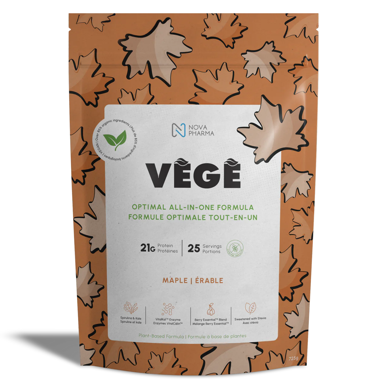 Nova Pharma - Protéine végétale biologique, 2 lbs