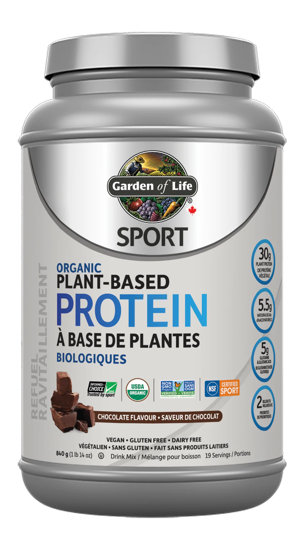 Protéines Végétales Biologiques Sport
