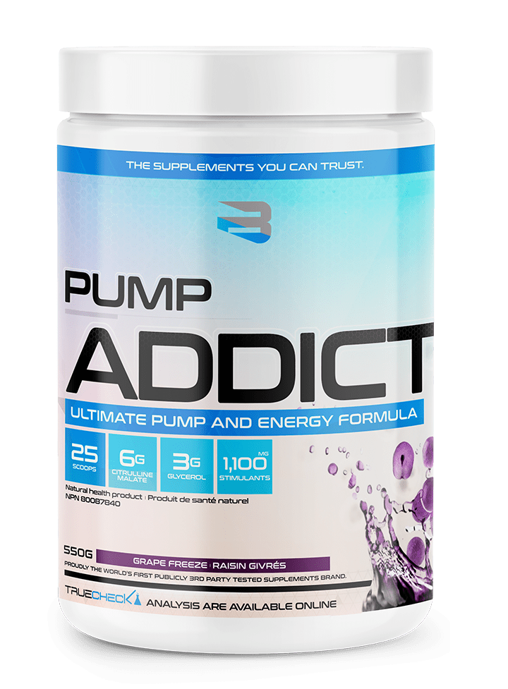Pump Addict BELIEVE SUPPLEMENTS (with stimulant)