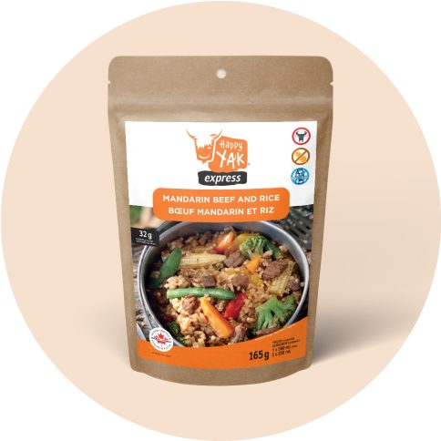 Mandarin Beef and Rice (Gluten Free &amp; Lactose Free) Freeze Dried