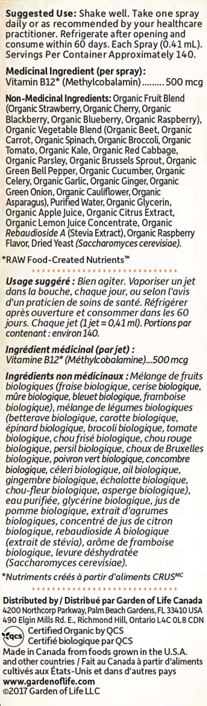 Vitamine B12 en Spray