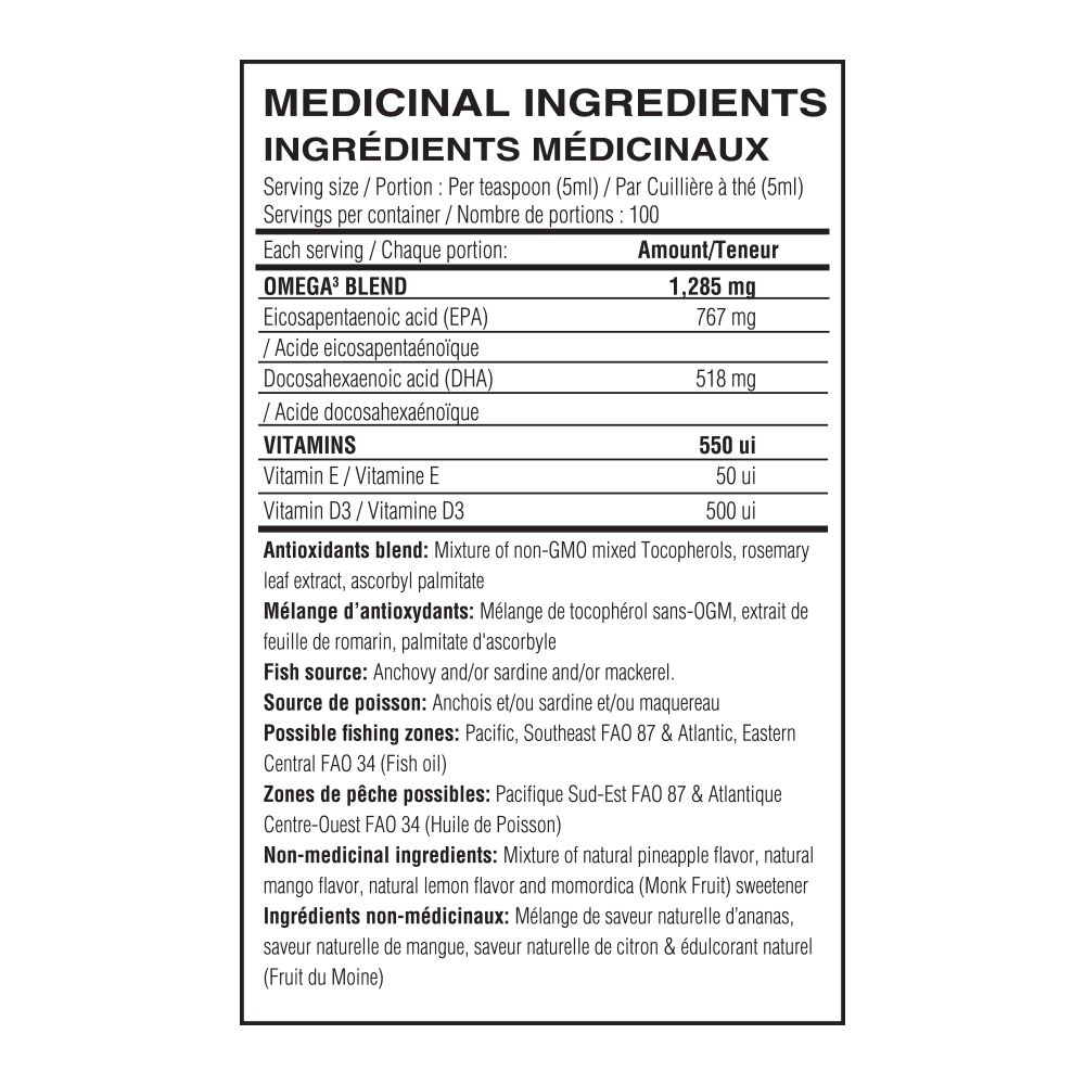 Anti-Oxydant + Omega 3 liquide