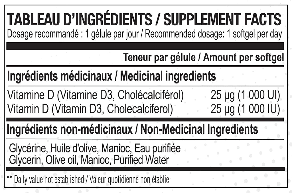 NOVA PHARMA - Vitamine D3, 240 Capsules