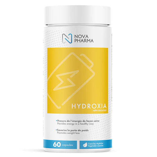 NOVA PHARMA - Hydroxia Supplément Énergétique, 60 Capsules